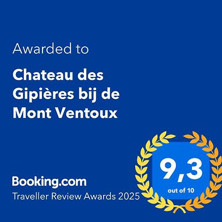 Chateau Des Gipieres Bij De Mont Ventoux Montbrun-les-Bains Eksteriør billede